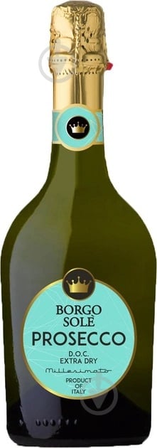 Вино ігристе Borgo Sole Prosecco DOC Extra Dry 0,75 л - фото 1