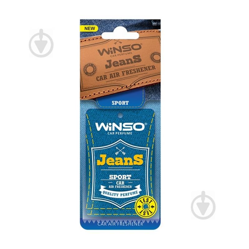 Ароматизатор підвісний WINSO Jeans 537570 Sport 76 мл - фото 1