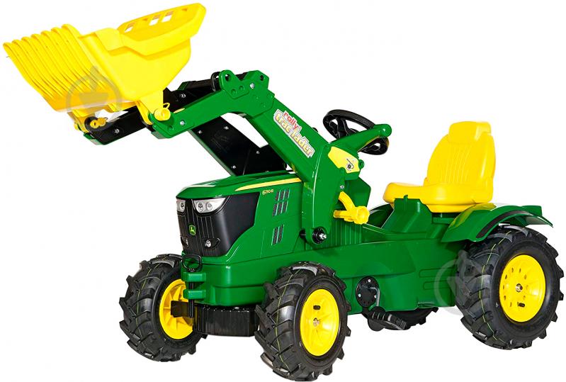 Веломобиль Rolly Toys rollyFarmtrac John Deere 6210R 611102 - фото 1