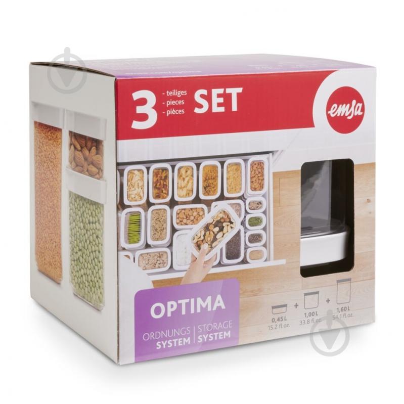 Набор контейнеров Emsa Emsa Optima 3 шт. N1142700 - фото 6