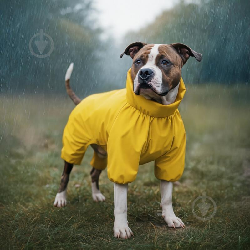 Дождевик водонепроницаемый Waudog XS30 В 43-45 см С 27-30 см желтый - фото 4 Дождевик водонепроницаемый Waudog XS30 В 43-45 см С 27-30 см желтый - фото 4