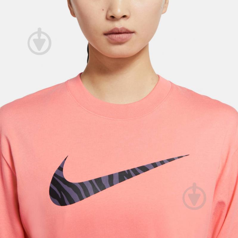 Свитшот Nike W NSW ICN CLSH LS TOP HBR DC5294-693 р. XL персиковый - фото 3