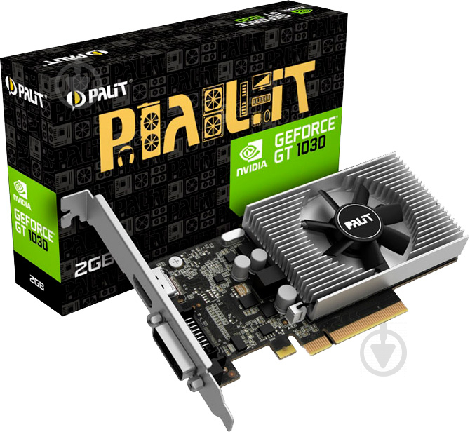 Відеокарта Palit GeForce GT 1030 2GB GDDR4 64bit (NEC103000646-1082F) - фото 4