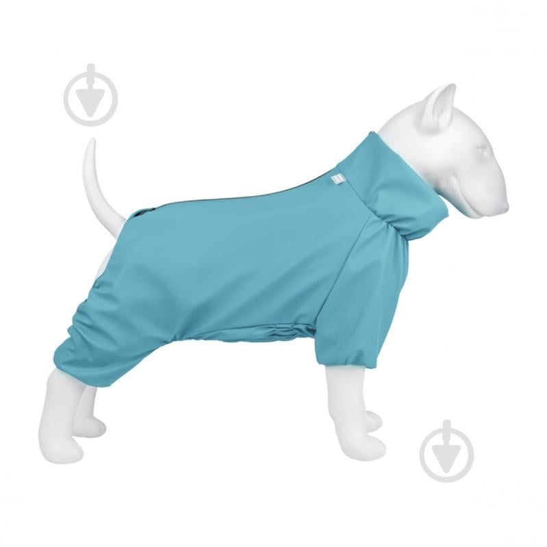 Дождевик водонепроницаемый Waudog M45 В 55-60 см С 37-40 см голубой - фото 1 Дождевик водонепроницаемый Waudog M45 В 55-60 см С 37-40 см голубой - фото 1