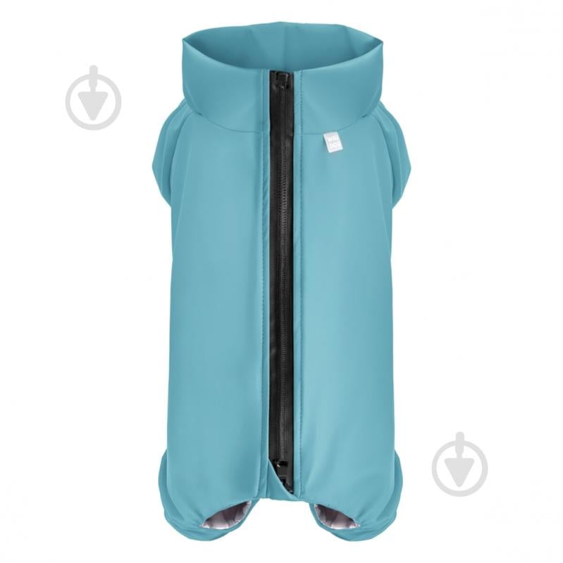 Дождевик водонепроницаемый Waudog M45 В 55-60 см С 37-40 см голубой - фото 2 Дождевик водонепроницаемый Waudog M45 В 55-60 см С 37-40 см голубой - фото 2