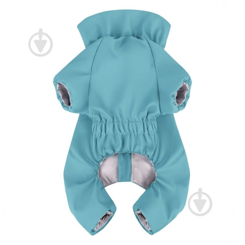 Дождевик водонепроницаемый Waudog M45 В 55-60 см С 37-40 см голубой - фото 3 Дождевик водонепроницаемый Waudog M45 В 55-60 см С 37-40 см голубой - фото 3