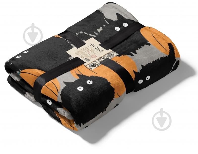 Плед Cats 200x220 см мультиколор La Nuit - фото 1