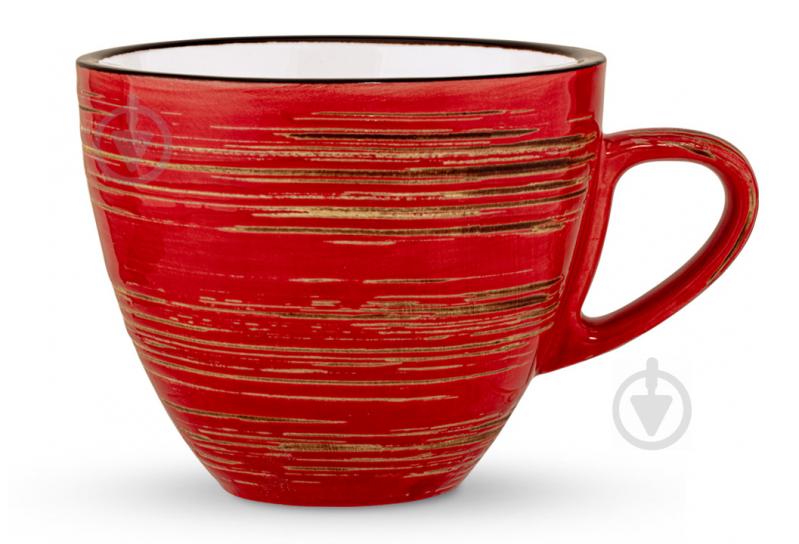 Чашка для капучино Spiral Red 190 мл WL-669235/A Wilmax - фото 
