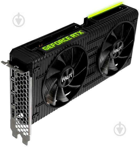 Видеокарта Palit NVIDIA GeForce RTX 3060 Ti GF RTX 3060 Ti 8GB GDDR6 Dual OC V1 Palit (NE6306TS19P2-190AD) (LHR) 8GB GDDR6 256bit (NE6306TS19P2-190AD/LHR) - фото 1