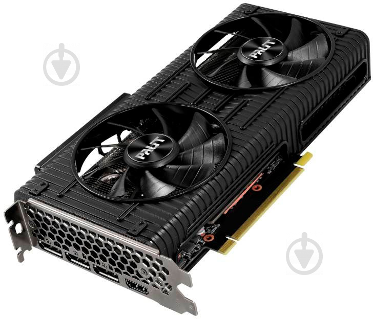 Видеокарта Palit NVIDIA GeForce RTX 3060 Ti GF RTX 3060 Ti 8GB GDDR6 Dual OC V1 Palit (NE6306TS19P2-190AD) (LHR) 8GB GDDR6 256bit (NE6306TS19P2-190AD/LHR) - фото 5