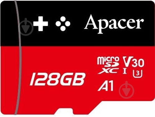 Флеш-память USB Apacer microSDXC Class 10UHS-I Class 3 (U3) (AP128GMCSX10U7-RAGC ) - фото 1 Флеш-память USB Apacer microSDXC Class 10UHS-I Class 3 (U3) (AP128GMCSX10U7-RAGC ) - фото 1