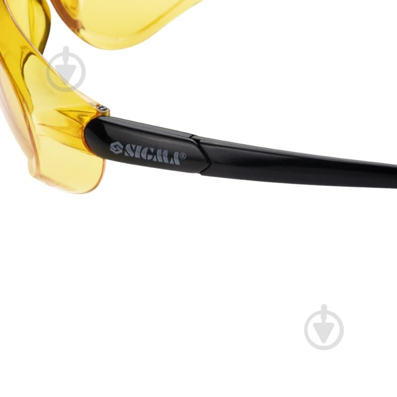 Очки защитные Sigma Python anti-scratch бурштинові 9410631 - фото 5