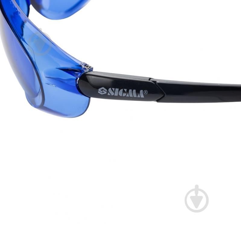 Очки защитные Sigma Python anti-scratch сині 9410641 - фото 5