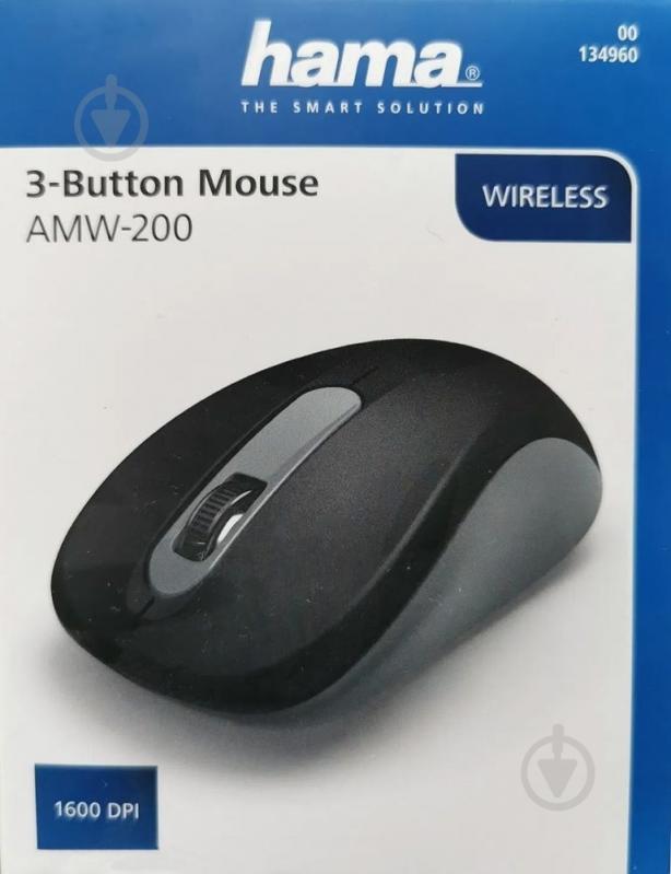 ᐉ Мышь Hama AMW-200 WL black (134960) • Купить в Киеве, Украине ...