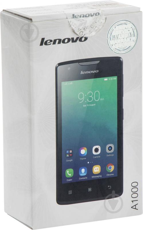 ᐉ Смартфон Lenovo A1000 Dual Sim 1/8GB black • Купить в Киеве, Украине ...