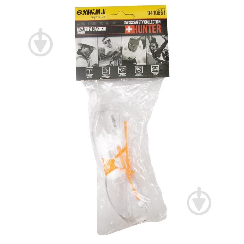 Очки защитные Sigma Python anti-scratch прозорі 9410661 - фото 7