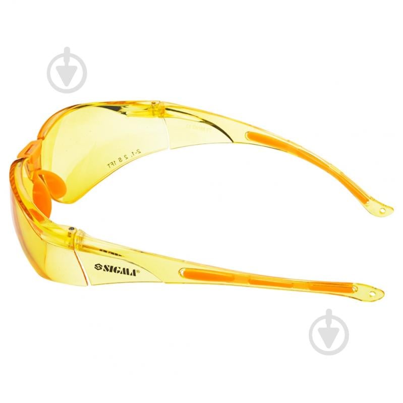Очки защитные Sigma Python anti-scratch бурштинові 9410671 - фото 2
