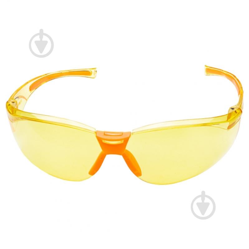 Очки защитные Sigma Python anti-scratch бурштинові 9410671 - фото 3