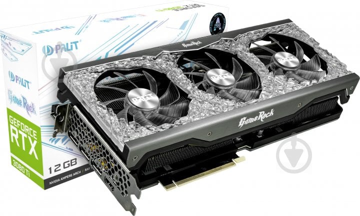 Palit GeForce RTX 3080 Ti GameRock Palit 12GB GDDR6 384bit (NED308T019KB-1020G) - фото 10