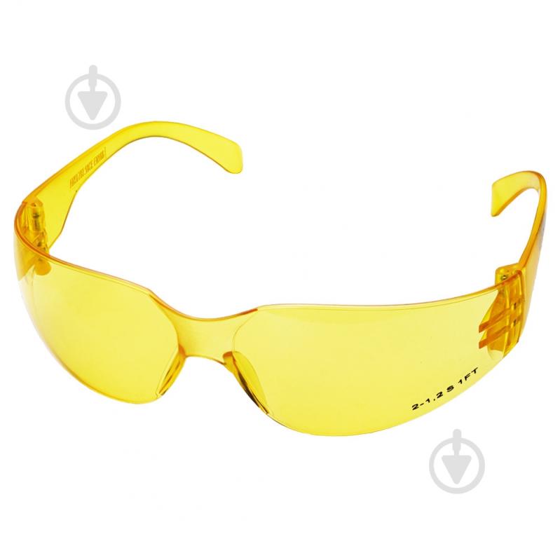 Очки защитные Grad Python anti-scratch жовті 9411635 - фото 1