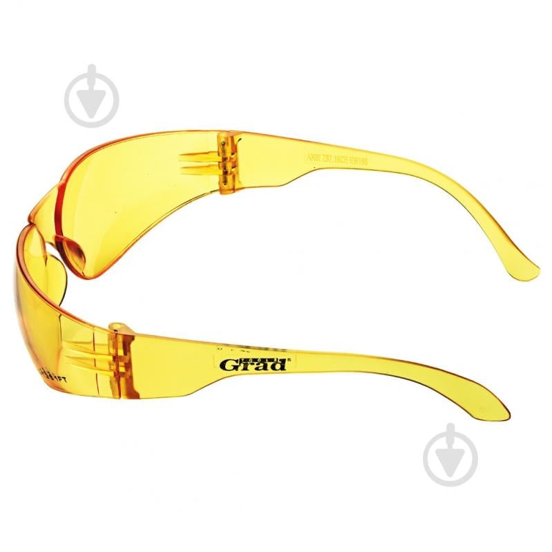 Очки защитные Grad Python anti-scratch жовті 9411635 - фото 5
