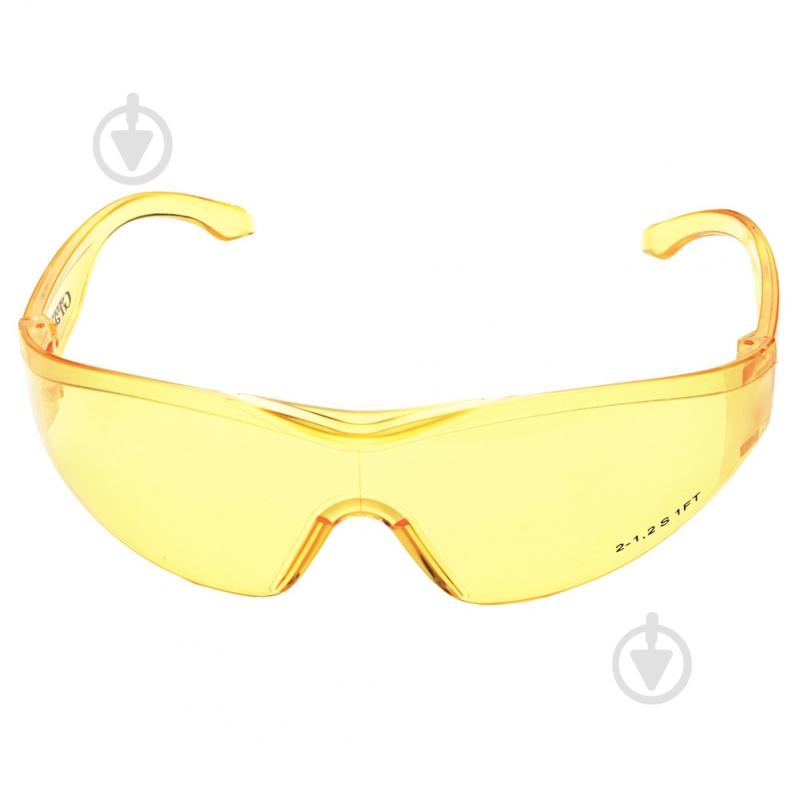 Очки защитные Grad Python anti-scratch жовті 9411675 - фото 3