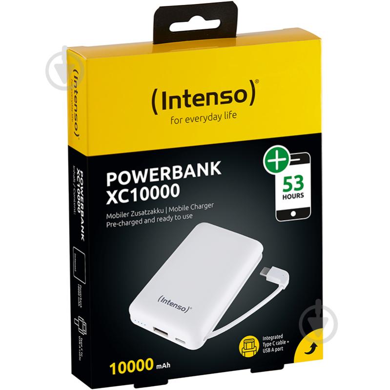 Повербанк Intenso XC10000 10000 mAh white (7314532) - фото 6