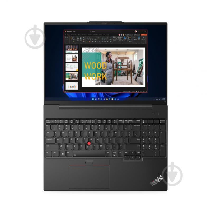 Ноутбук Lenovo ThinkPad E16 Gen 1 16" (21JT0018RA) graphite black - фото 2