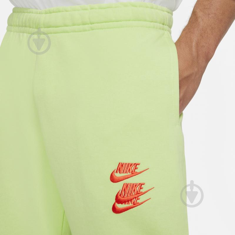 Брюки Nike M NSW CF FT PANT WTOUR DD0884-383 р. L салатовый - фото 3