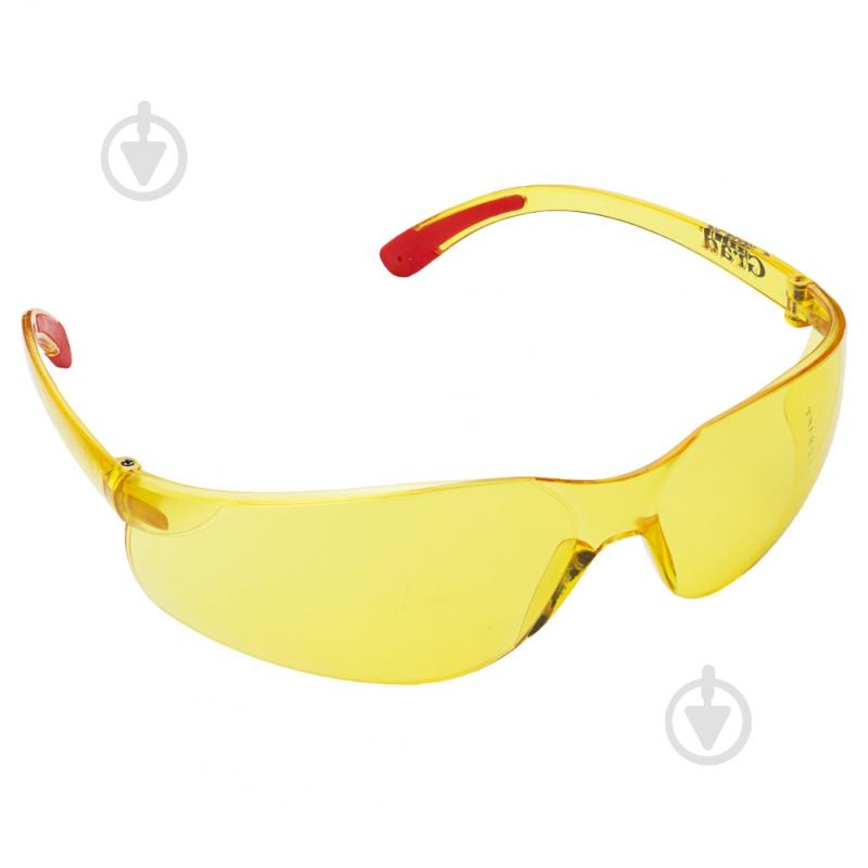 Очки защитные Grad Python anti-scratch жовті 9411715 - фото 4