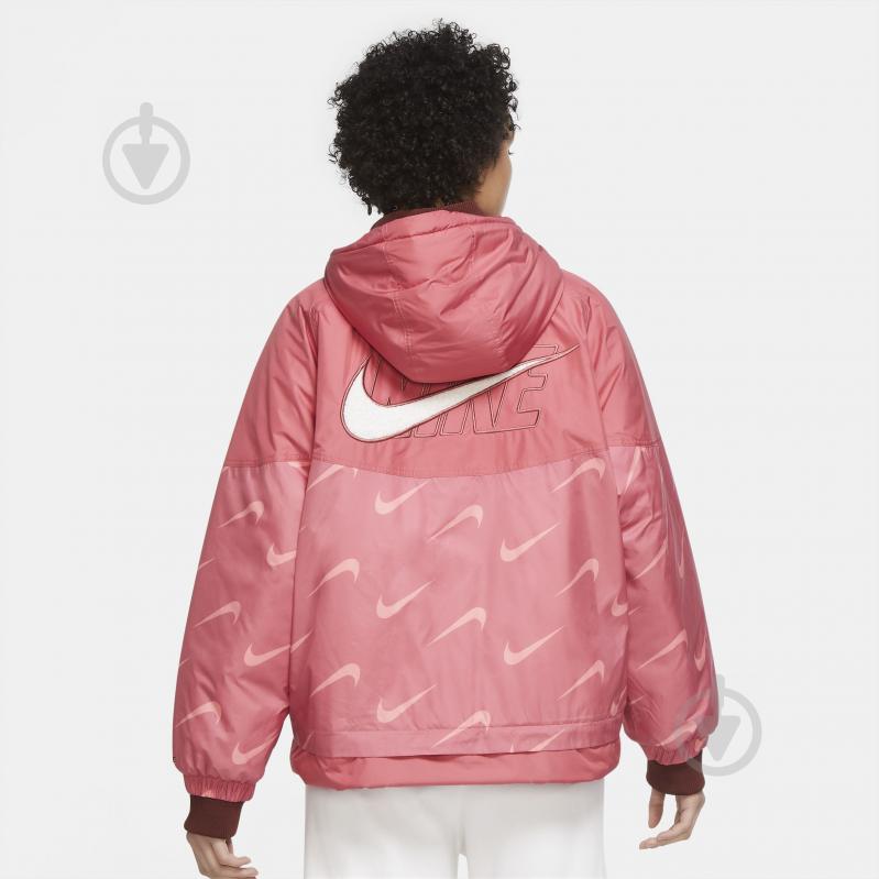 Куртка жіноча Nike W NSW TF SYNFL ICN CLSH HD JKT DD4642-622 р.S рожева - фото 2