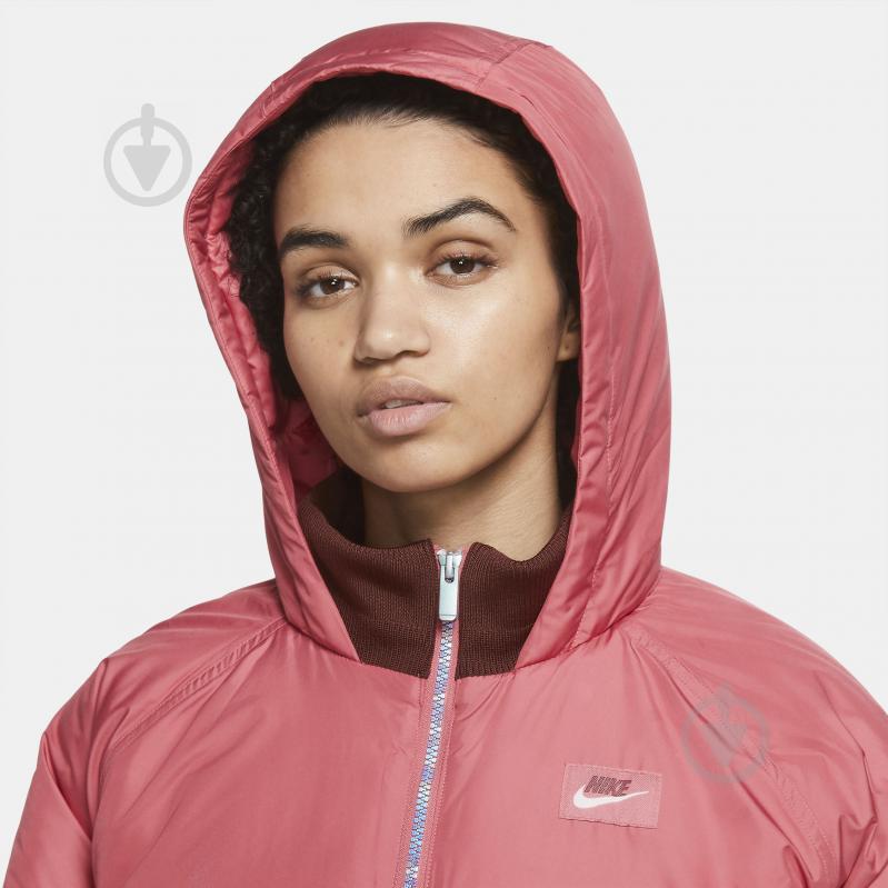 Куртка жіноча Nike W NSW TF SYNFL ICN CLSH HD JKT DD4642-622 р.S рожева - фото 3