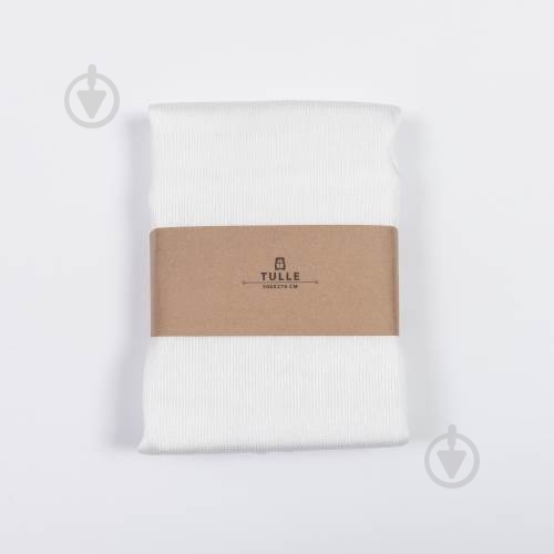 Тюль ТЮЛЬ ПОЛОСА БЕЛЫЙ Текстиль-Контакт - фото 1