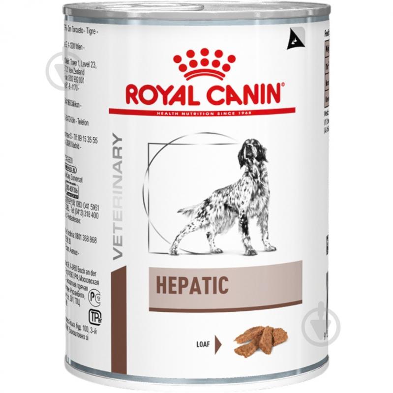 Консерва Royal Canin V.D. для собак Hepatic loaf ж/б 10+2 420 г - фото 1 Консерва Royal Canin V.D. для собак Hepatic loaf ж/б 10+2 420 г - фото 1