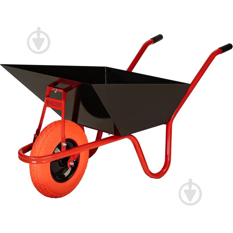 Тачка садово-будівельна КВІТКА PRO 90 л до 180 кг NASCAR (110-4083) - фото 1 Тачка садово-будівельна КВІТКА PRO 90 л до 180 кг NASCAR (110-4083) - фото 1