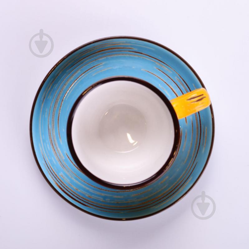 Чашка для капучино Spiral Yellow 190 мл WL-669435/A Wilmax - фото 8