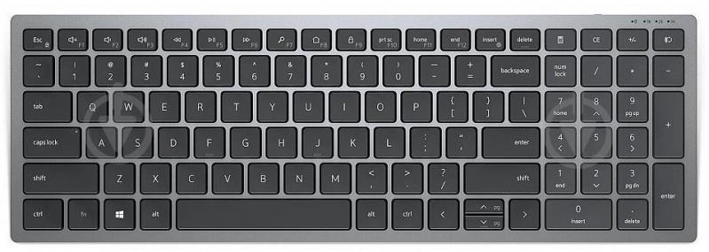 Клавиатура Dell Compact Multi-Device Wireless Keyboard - KB740 (580-AKOZ) grey - фото 1