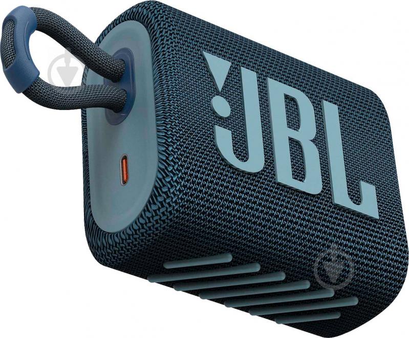 Портативная колонка JBL Go 3 1.0 blue (JBLGO3BLU) - фото 2