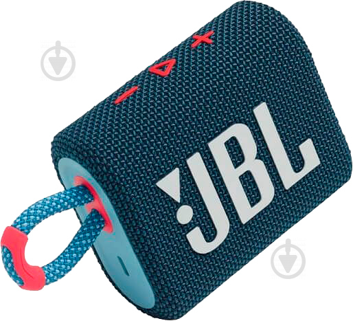 Портативная колонка JBL Go 3 1.0 blue/pink (JBLGO3BLUP) - фото 2