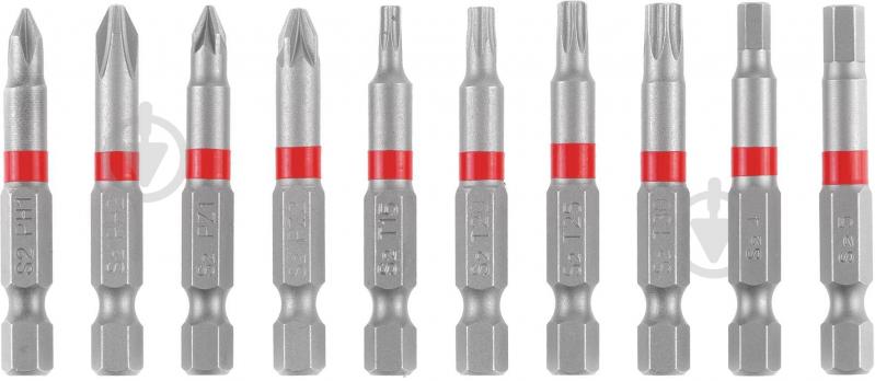 Набор бит Einhell с карабином 10 шт. 118623 - фото 4