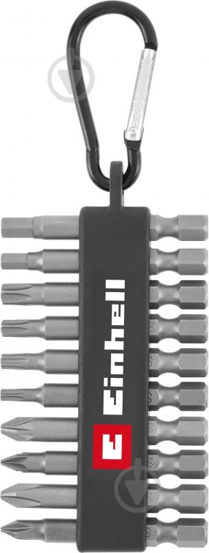 Набор бит Einhell с карабином 10 шт. 118623 - фото 3