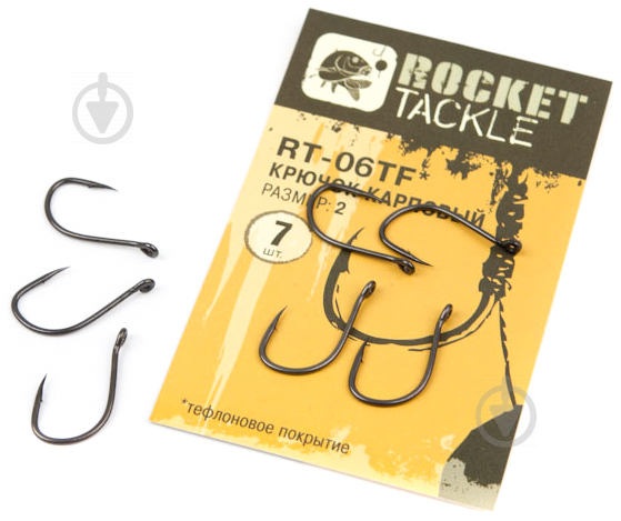 Крючки Rocket Baits RT-06TF №2 7 шт. - фото 1