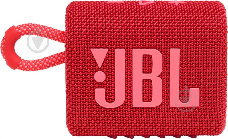 Портативная колонка JBL Go 3 1.0 red (JBLGO3RED) - фото 1