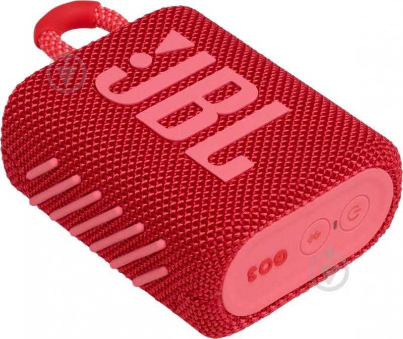 Портативная колонка JBL Go 3 1.0 red (JBLGO3RED) - фото 2