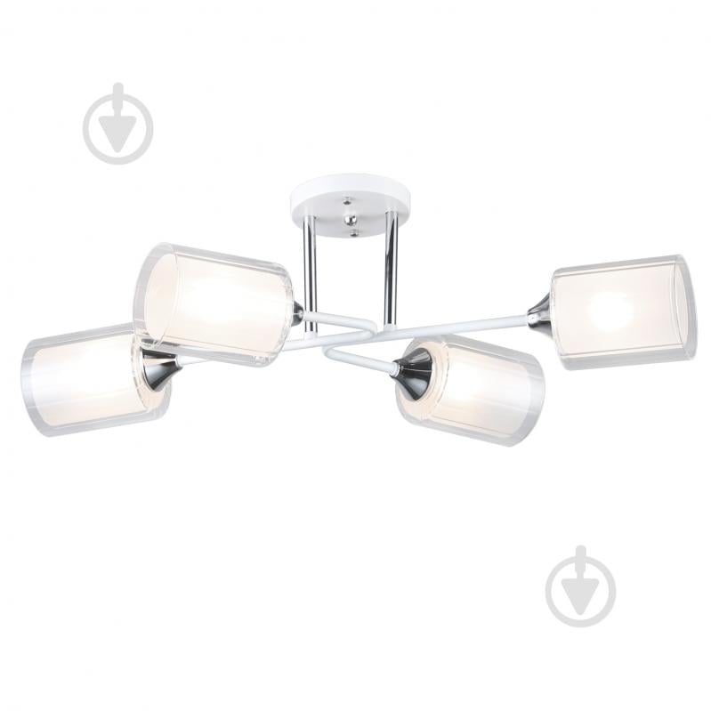Люстра стельова Victoria Lighting 4x60 Вт E27 білий Despise/PL4 white - фото 1 Люстра стельова Victoria Lighting 4x60 Вт E27 білий Despise/PL4 white - фото 1