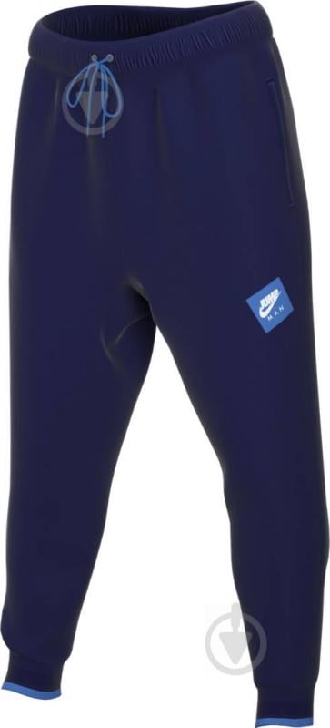 Брюки Jordan M J JMC FLC PANT CV2249-492 р. XL темно-синий - фото 1