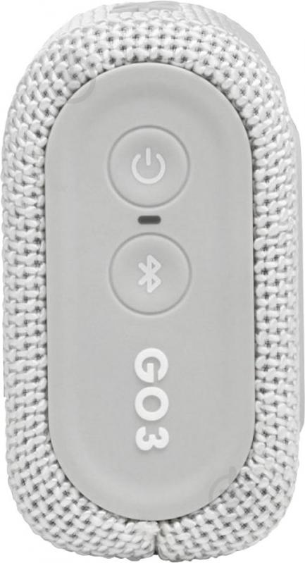 Портативная колонка JBL Go 3 1.0 white (JBLGO3WHT) - фото 3