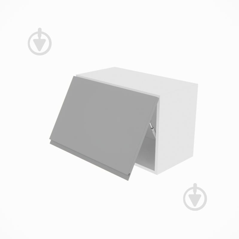 Шкаф Влада (50 Окап) серый бархат/белый Світ Меблів - фото 2 Шкаф Влада (50 Окап) серый бархат/белый Світ Меблів - фото 2