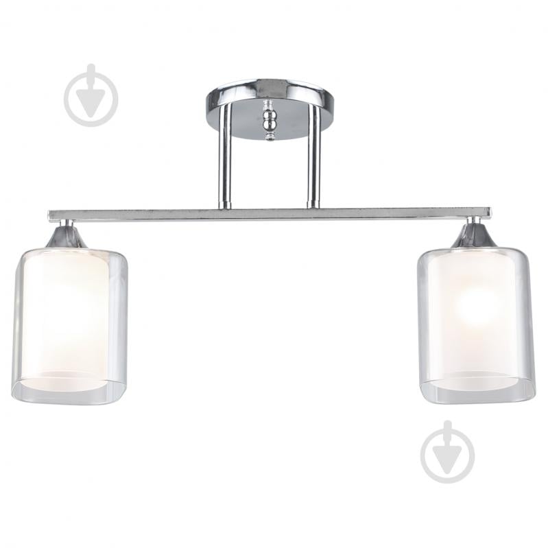Люстра потолочная Victoria Lighting 2x60 Вт E27 хром Elision/PL2 chrome - фото 1