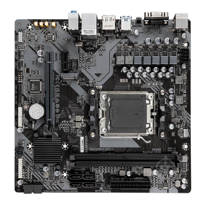 Материнська плата Gigabyte B650M S2H (Socket AM5, AMD B650, micro ATX) - фото 2